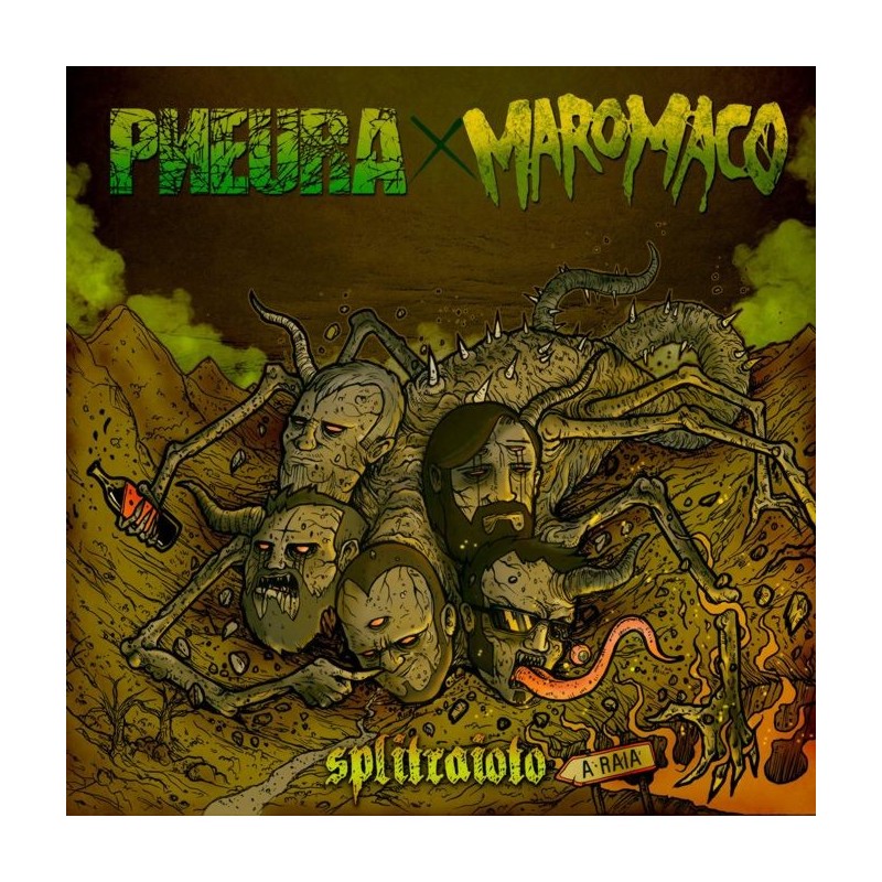 PNEURA / MAROMACO - Splitraioto - Split LP.