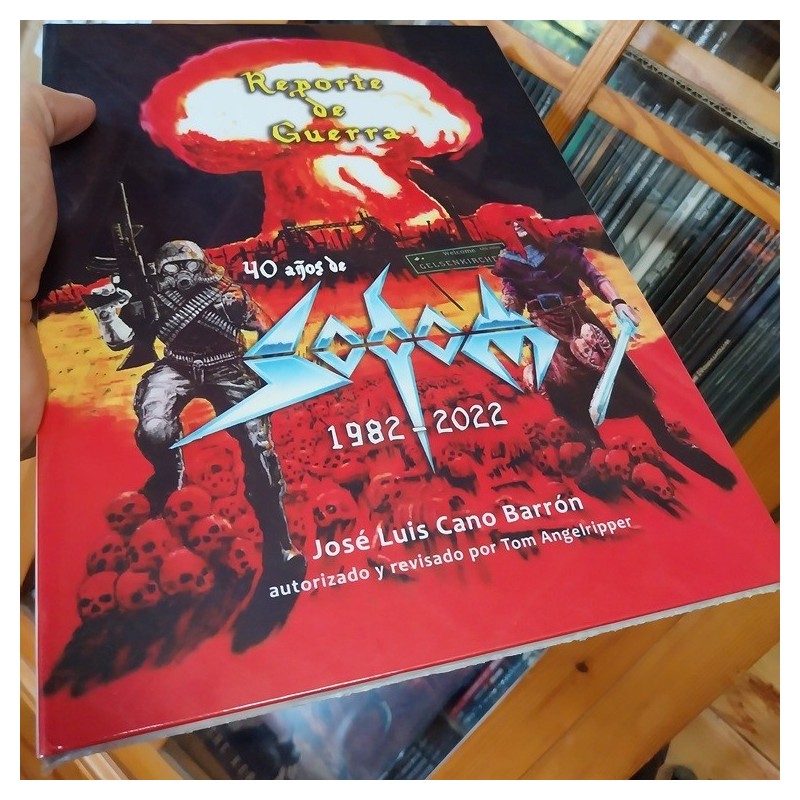 SODOM: Reporte de Guerra. 40 años de Sodom - Libro (español).